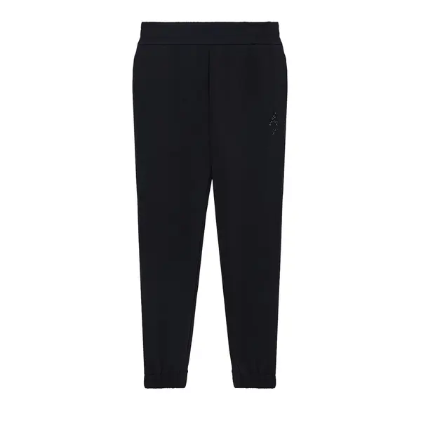 Jogger pants with logo black Xs