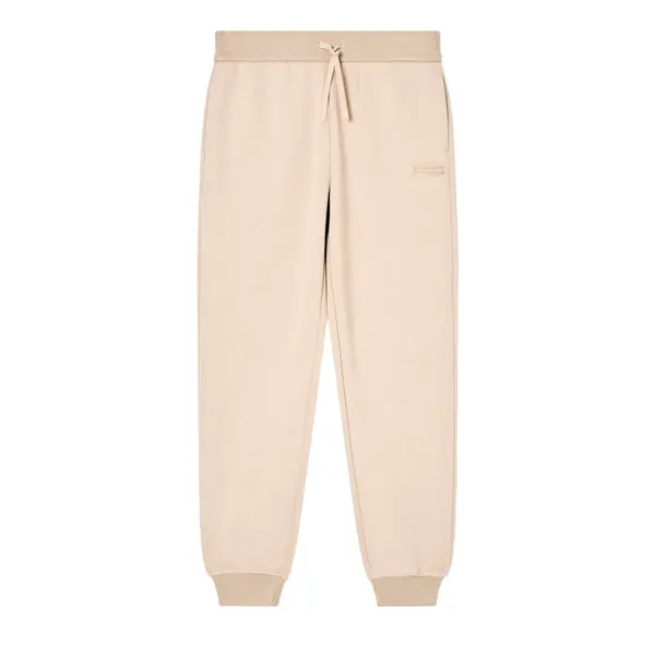 Jogger pants with logo sound sand M