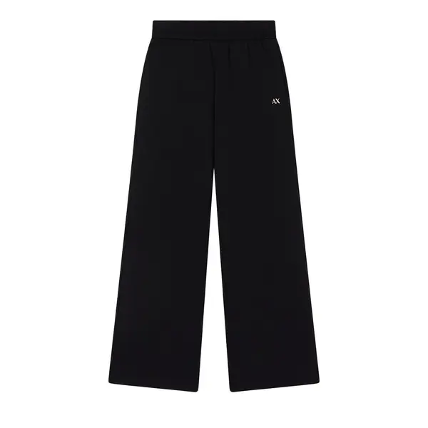 Jogger trousers in bonded fabric black S