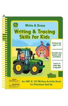John Deere Kids Write & Erase Writing & Tracing Skills for Kids - Cottage Door Press
