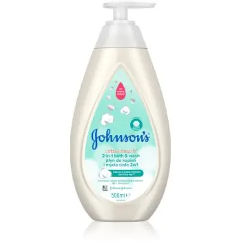 Johnson's® Comfort Touch spumant de baie și gel de duș 2 in 1
