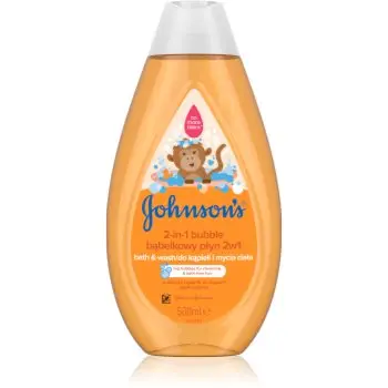 Johnson's® Wash and Bath spumant de baie și gel de duș 2 in 1