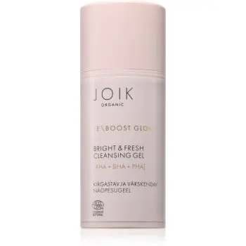 JOIK Organic Re-Boost Glow gel de curatare racoritor cu efect de exfoliere