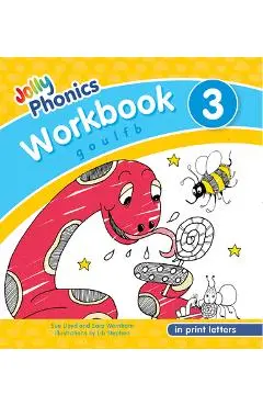 Jolly Phonics Workbook 3: In Print Letters (American English Edition) - Sue Lloyd