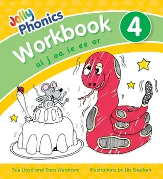 Jolly Phonics Workbook 4. in Precursive Letters (British English edition), Paperback/Sue Lloyd