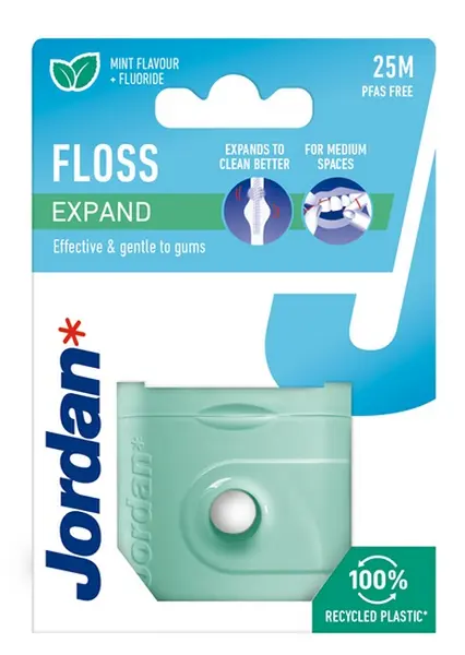 Jordan Ață dentară pentru dinți sensibili Expand Fresh, 25 m