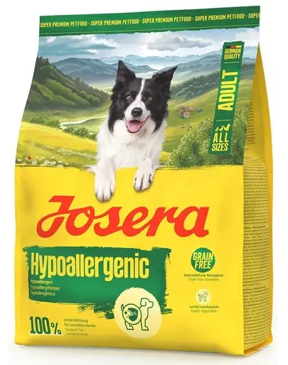 JOSERA Hypoallergenic Adult 900g hrană câini sensibili, cu insecte