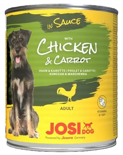 JOSERA JosiDog Chicken&Carrot in Sauce 830g pui și morcovi în sos hrană câini