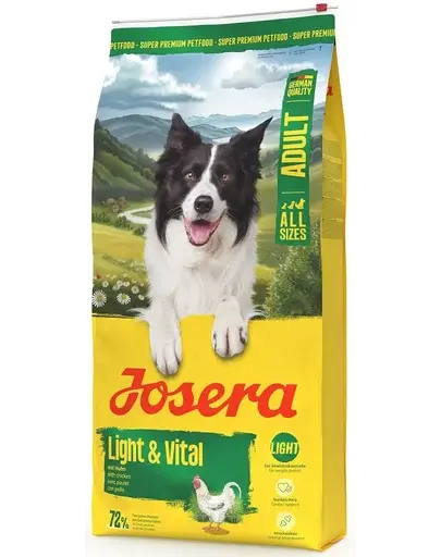JOSERA Light & Vital 12,5 kg hrană controlul greutății câini adulți