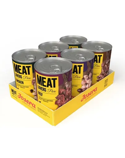 JOSERA Meat Lovers Pure Multipack 6x400g hrană câini