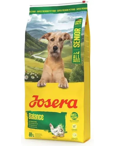 JOSERA Senior Balance 2x12,5kg hrană câini bătrâni cu aport redus de grăsimi