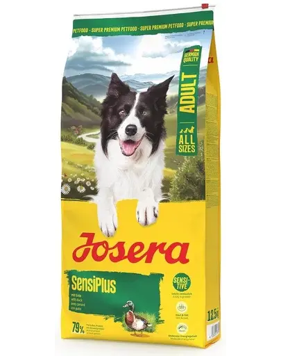 JOSERA SensiPlus 12,5kg hrană cu rață pentru câini cu sistem digestiv sensibil