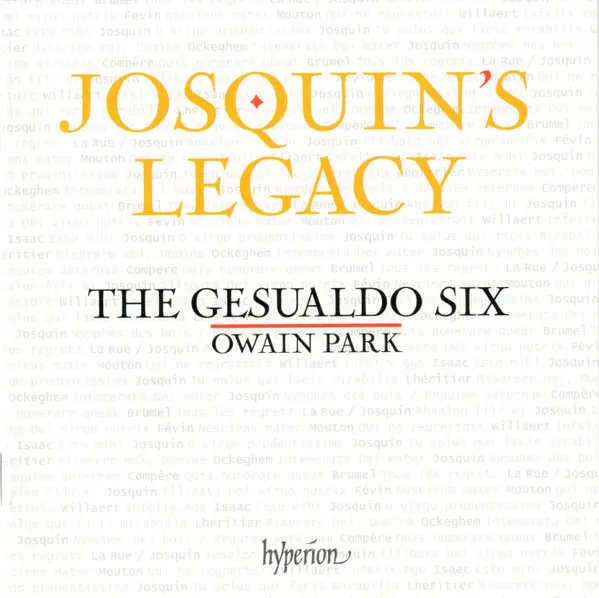 Josquin's Legacy | The Gesualdo Six, Owain Park