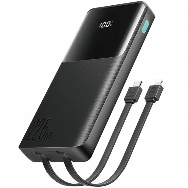 JOYROOM Baterie Externa Joyroom JR-PBF19, 10000mAh, 22.5W, QC + PD, 1 x Lightning - 1 x USB-A - 2 x USB-C, Neagra