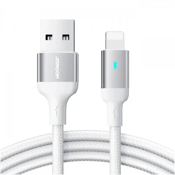 JOYROOM Cablu Date si Incarcare USB-A - Lightning Joyroom S-A10, 18W, 1.2m, Alb