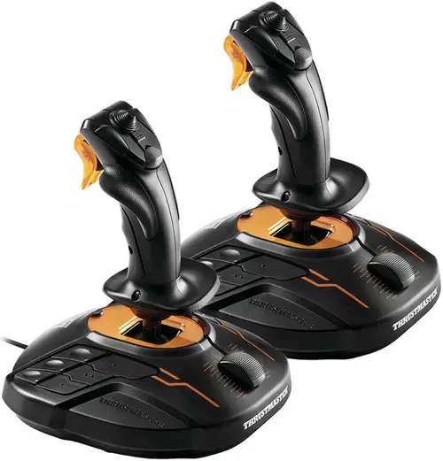 Joystick-uri Thrustmaster T.16000M FCS Space Sim Duo (Negru)