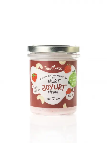 Joyurt - Iaurt din nuci caju cu capsuni ECO - Rawckers