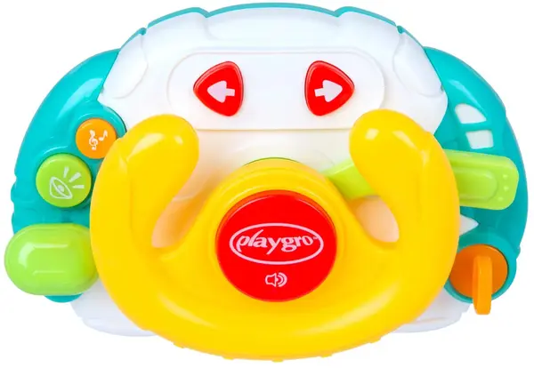 Jucărie activă pentru bebeluși Playgro - Volan mic cu sunete