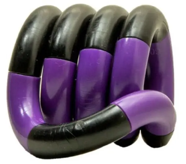 Jucarie antistres Poppit Fidget Tangle twist - Impletitura colorata, mova