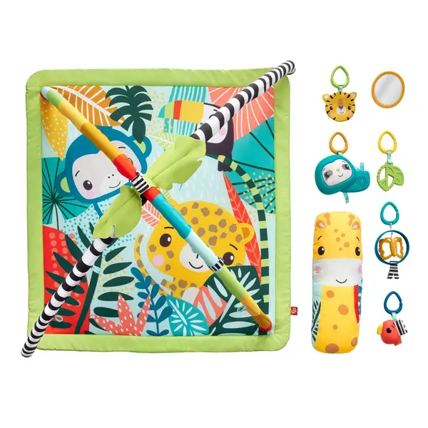 Jucarie bebelusi - 3 in 1 Rainforest Sensory Gym | Fisher-Price