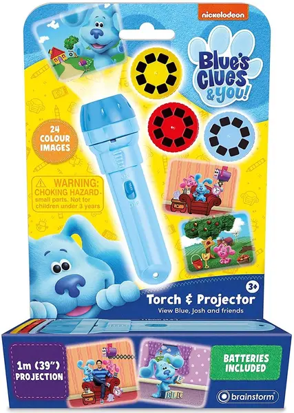 Jucarie Brainstorm - Lanterna cu reflector, Blue's Clues