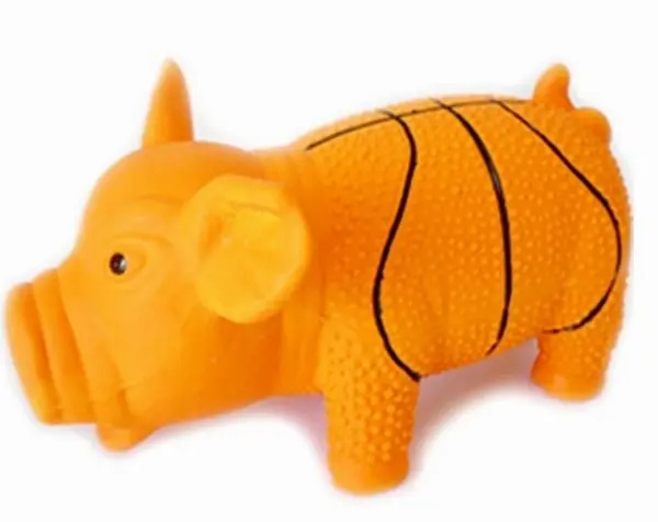 Jucarie Caine Pet Expert Orange Piggy NTD6089
