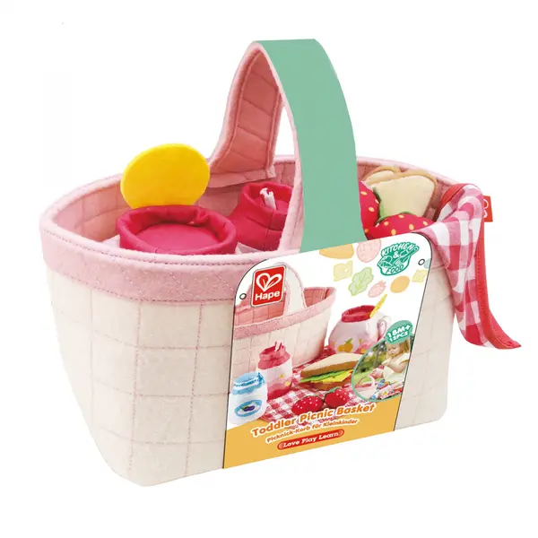 Jucarie , CoE ulet de picnic (14 piese, set moale textil)