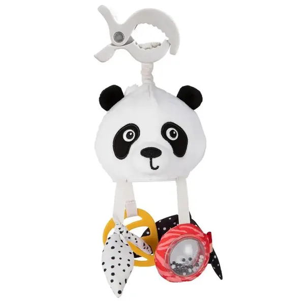 Jucarie de agatat la carucior Canpol Babiesboo Travel Mobile Urs Panda