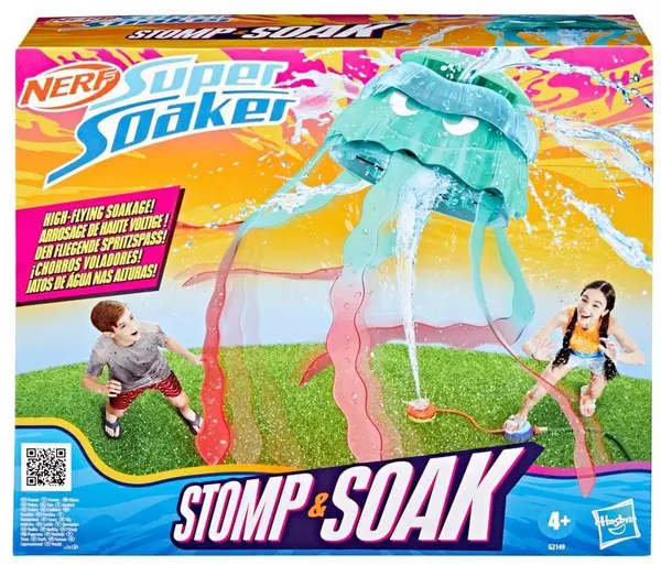 Jucărie de apă Nerf Super Soaker - Stomp & Soak, 4+ ani