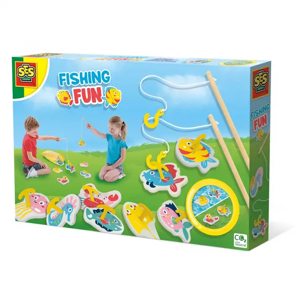 Jucarie de baie , Distractie la pescuit (set 2 lansete, 8 pesti)