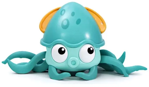 Jucărie de baie Raya Toys - caracatiță albastră