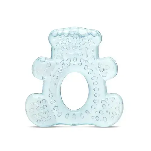 Jucarie de dentitie bebelusi Lorelli Bear, refrigeranta, 3 luni+, Albastru