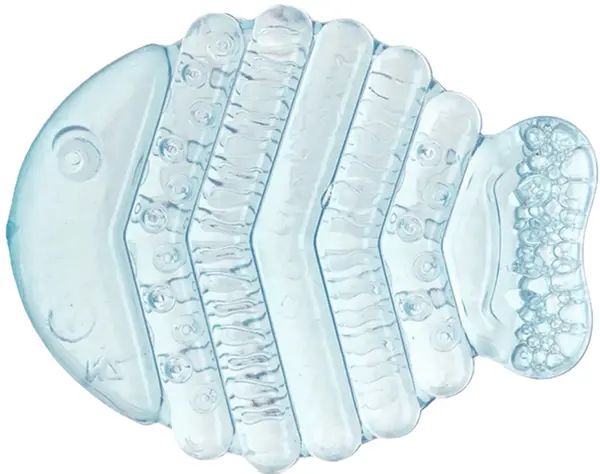 Jucărie de dentiție Lorelli Baby Care - Fish, Aqua blue