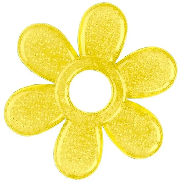 Jucărie de dentiție pentru bebeluși Vaboono - Daisy, galben