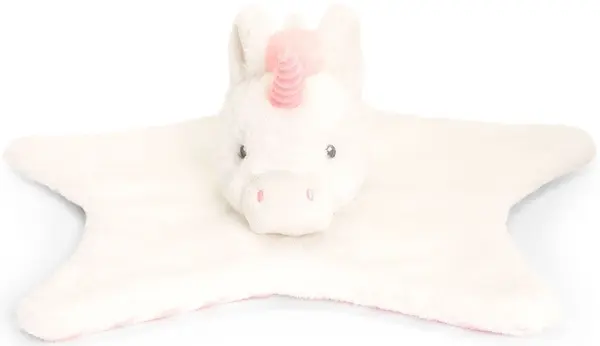 Jucarie de imbratisat pentru bebelusi Keel Toys Keeleco - Paturica si Unicorn