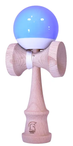 Jucarie de indemanare - Kendama Super Sticky Paint - Albastru deschis/Alb | Knight