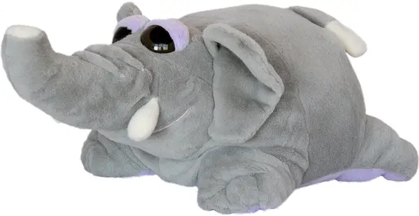 Jucărie de pluș Amek Toys - Elefant, 36 cm