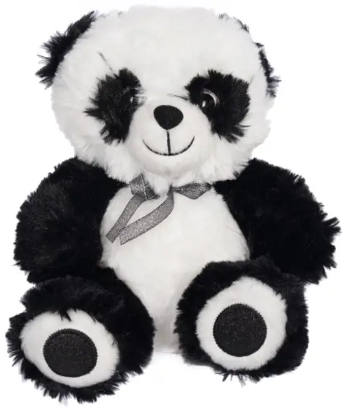 Jucărie de pluș Amek Toys - Panda așezat, 23 cm