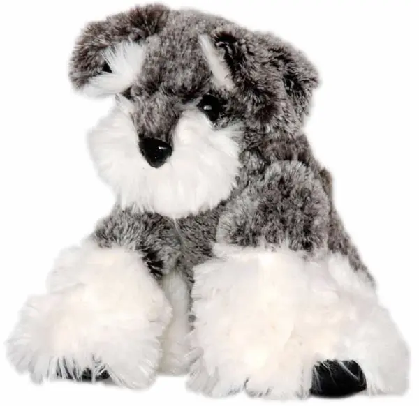 Jucărie de pluș Amek Toys - Schnauzer Dog, 22 cm