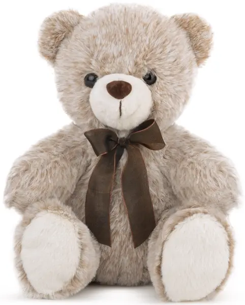 Jucărie de pluș Amek Toys - Urs, bej melange, 24 cm