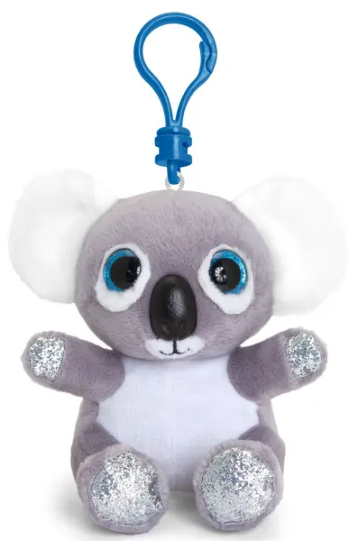 Jucarie de plus cu clips pentru rucsac Keel toys - Panda, 12 cm