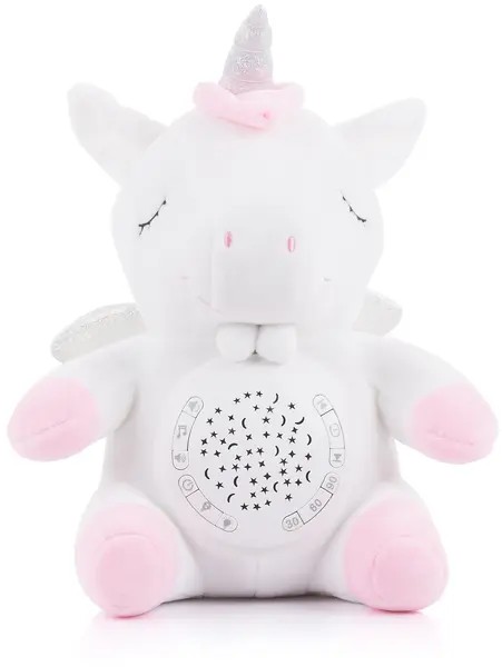 Jucarie de plus cu proiector Chipolino - Unicorn