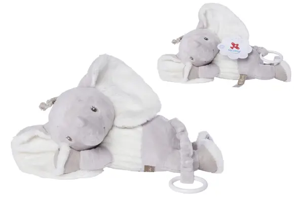 Jucarie de plus - Fiffan - Elefant muzical 25cm | Nicotoy
