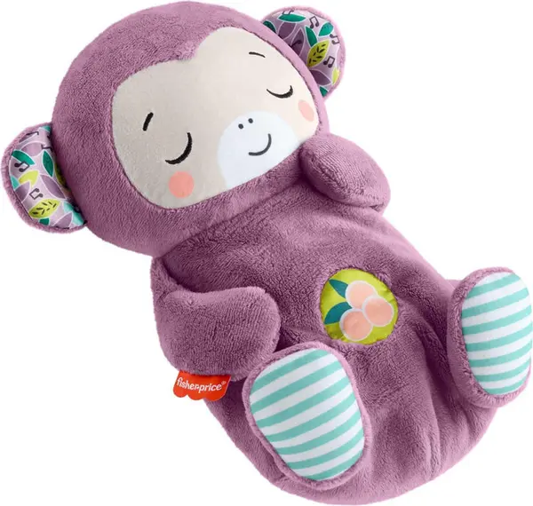 Jucărie de pluș Fisher Price Soothe & Snuggle - Maimuță, mov