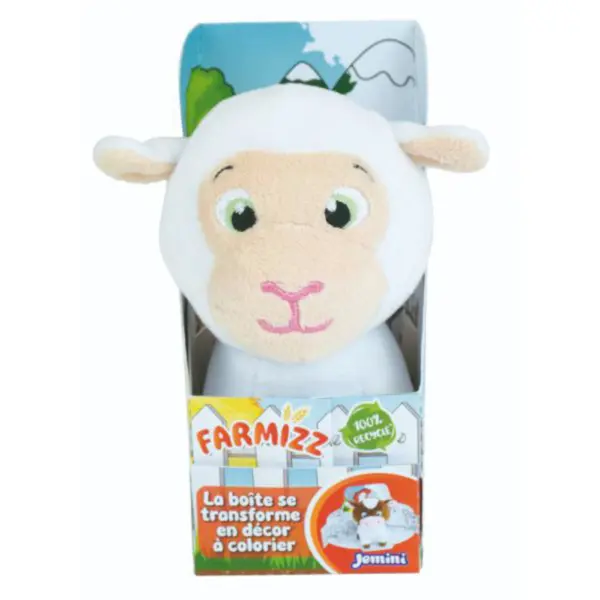 Jucarie de plus in cutie de colorat - Farmizz - Oita | Jemini