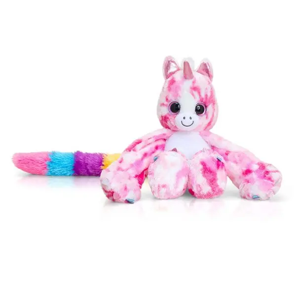 Jucărie de pluș Keel Toys - Îmbrățișează-mă, Unicornul Ava, 25 cm