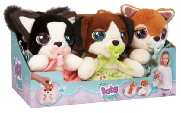 Jucarie de plus - Mini Baby Paws - Mai multe modele - Pret pe bucata | IMC Toys