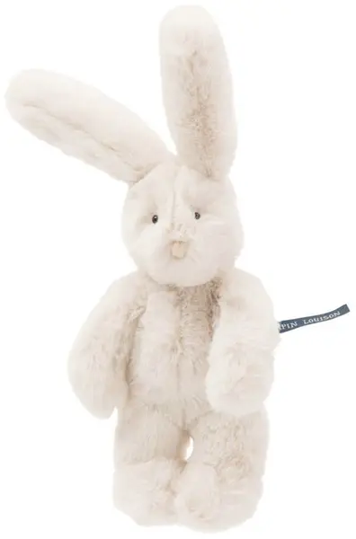 Jucărie de pluș Moulin Roty - Iepuraș alb, 23 cm