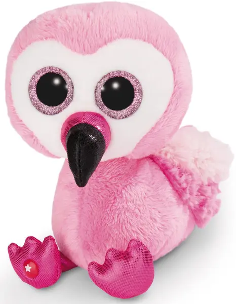 Jucarie de plus Nici Glubschis - Flamingo Zana Faye, 15 cm