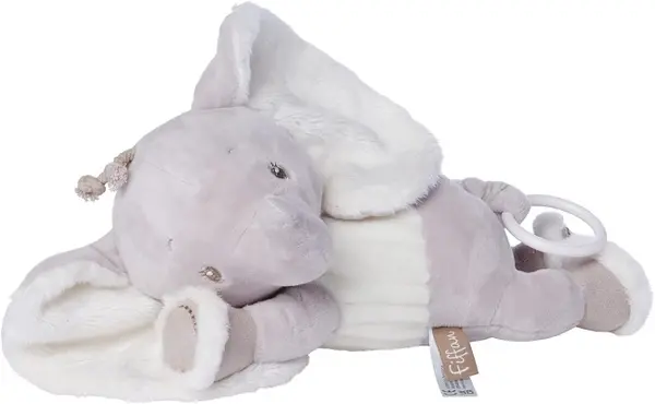 Jucărie de pluș Nicotoy - Elefant muzical, 25 сm